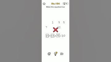 Brain out No.154 Make this equation true walkthrough and solution