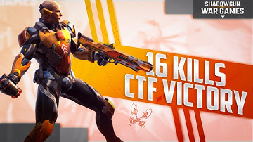 16 KILLS CTF VICTORY WITH SLADE! | SHADOWGUN WARGAMES | 1080p 60fps | Android/IOS