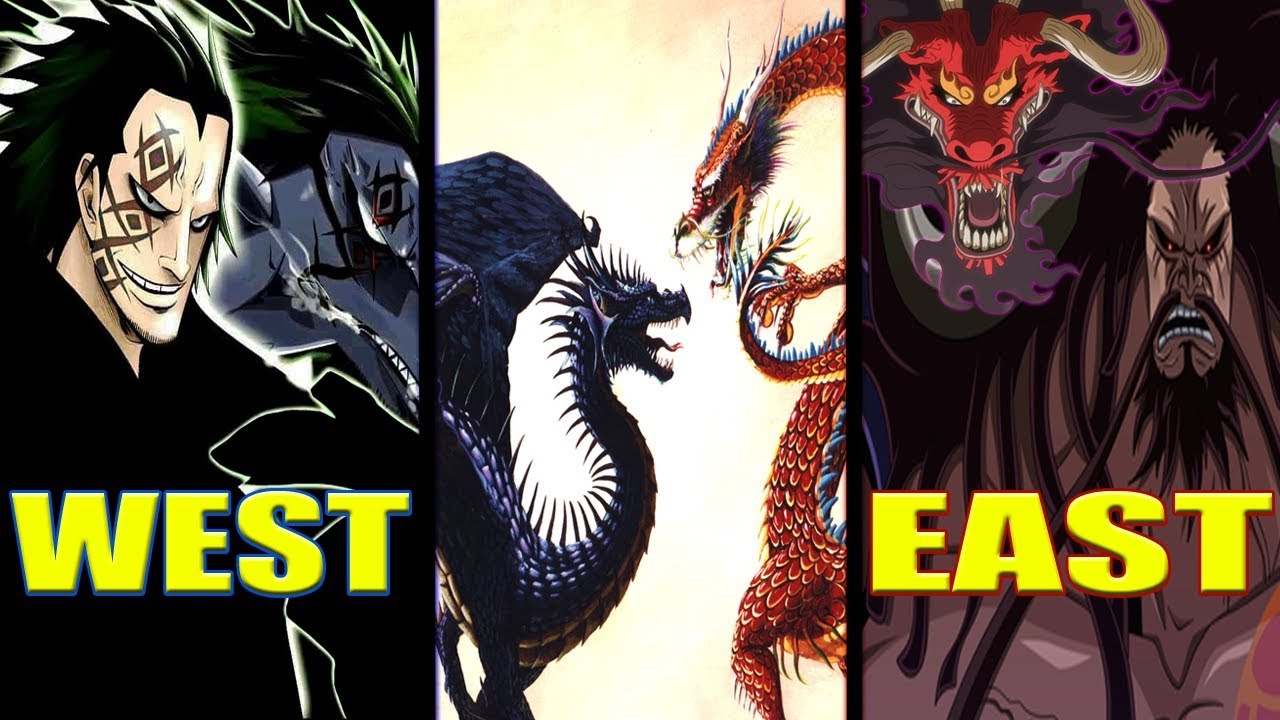 Dragon Of The East Kaido Dragon Of The West Monkey D Dragon One Piece Youtube