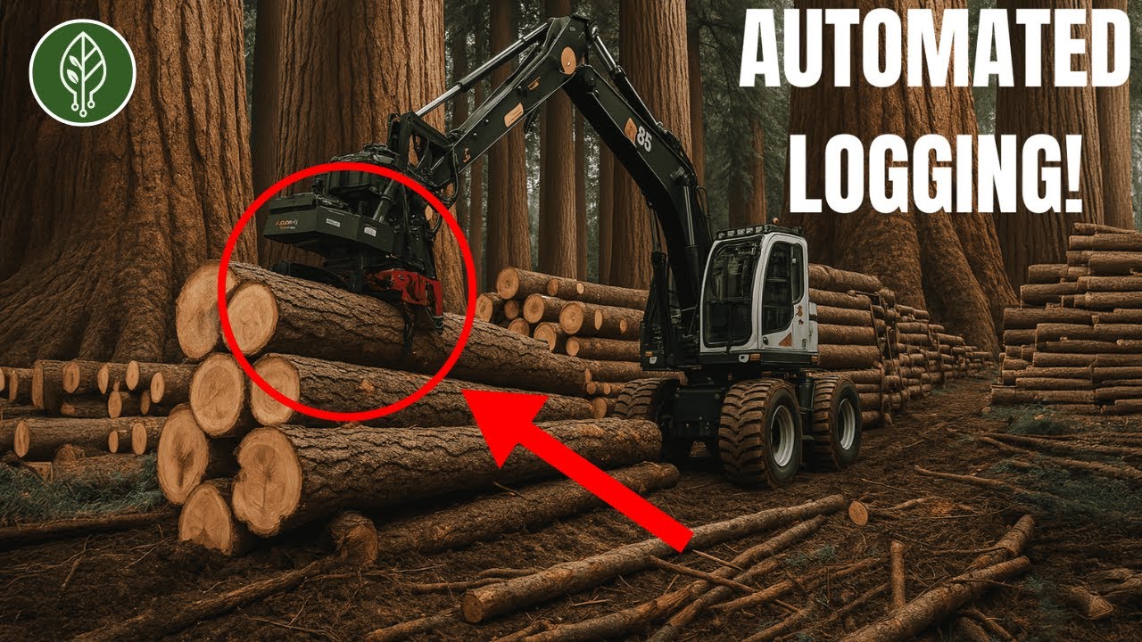 Mind Blowing AI Logging Machines – Changing the Industry Forever! - YouTube