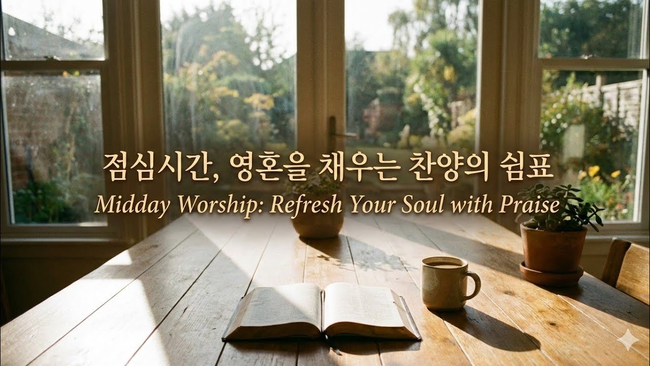 점심시간, 지친 영혼을 채우는 힐링 찬양 플레이리스트 🌿 | Midday Worship: Refresh Your Soul