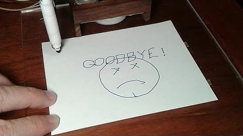 Final Run - This is the End - Mini SCARA CNC Plotter Part 9