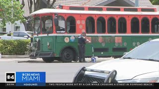 Man struck, killed by City of Miami trolley he'd been riding