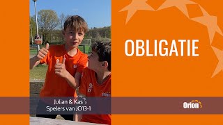 Obligaties SV Orion - Julian &amp; Kas van JO13-1 -
