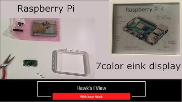 Rasp-PI Pimoroni 7color eink display