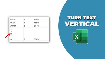 How to turn text vertical in excel