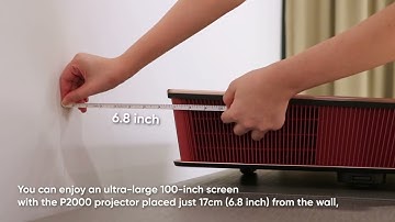 How to set up the ultra short throw projector