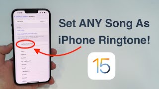 (2022) How to set ANY Song as iPhone Ringtone - Free and No Computer! screenshot 2