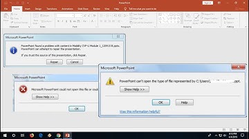 How to Repair Corrupt PowerPoint File (100% Works)