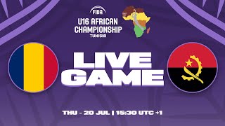 QUARTER-FINALS: Chad v Angola | Full Basketball Game