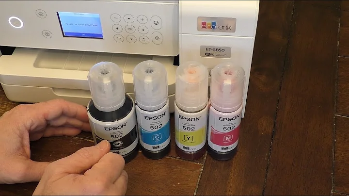 How to Refill Ink in an Epson EcoTank Printer