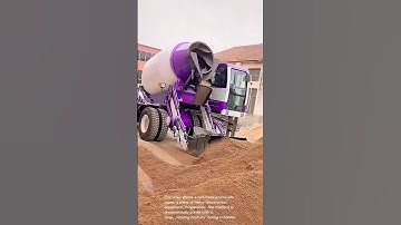 Self-Loading Concrete Mixer: Amazing Construction Tech!