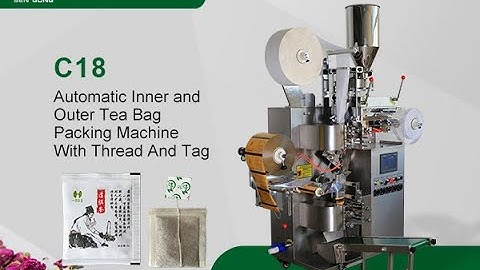 C18 filter tea bag packing machine