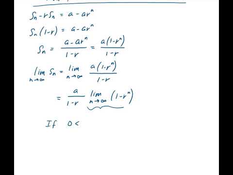 Geometric Series Test
