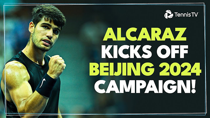 Carlos Alcaraz vs Giovanni Mpetshi Perricard | Beijing 2024 Highlights