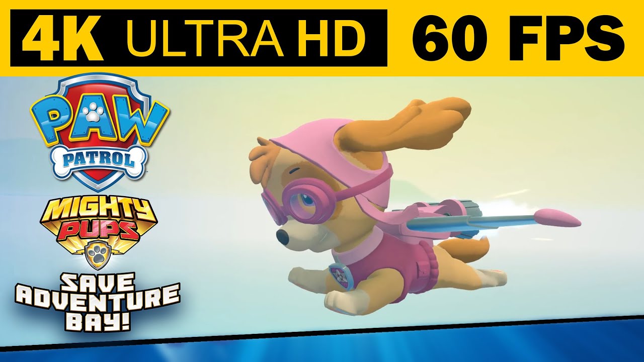 Take to the Skye - OCEAN - Level 1, PAW Patrol Mighty Pups Save Adventure Bay, Gameplay, Walkthrough