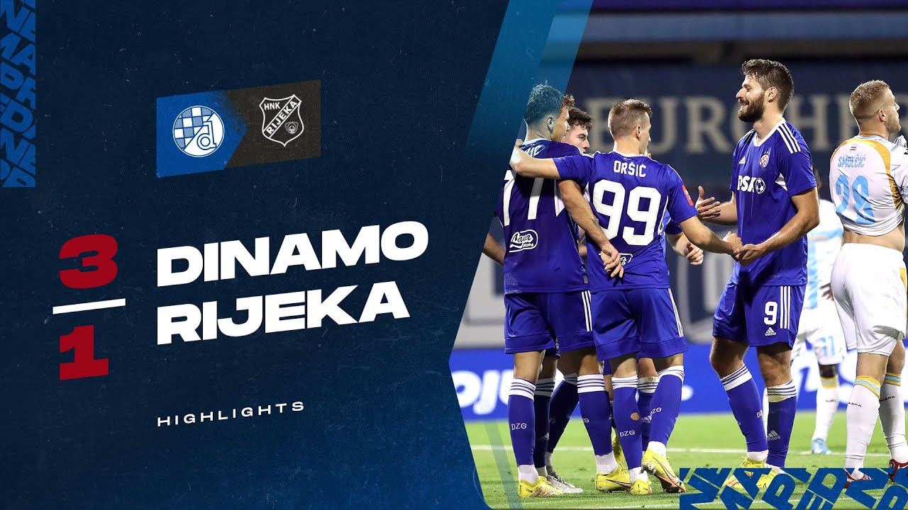 GNK Dinamo Zagreb 2-1 HNK Hrvatski Nogometni Klub Rijeka :: Resumos ::  Videos 