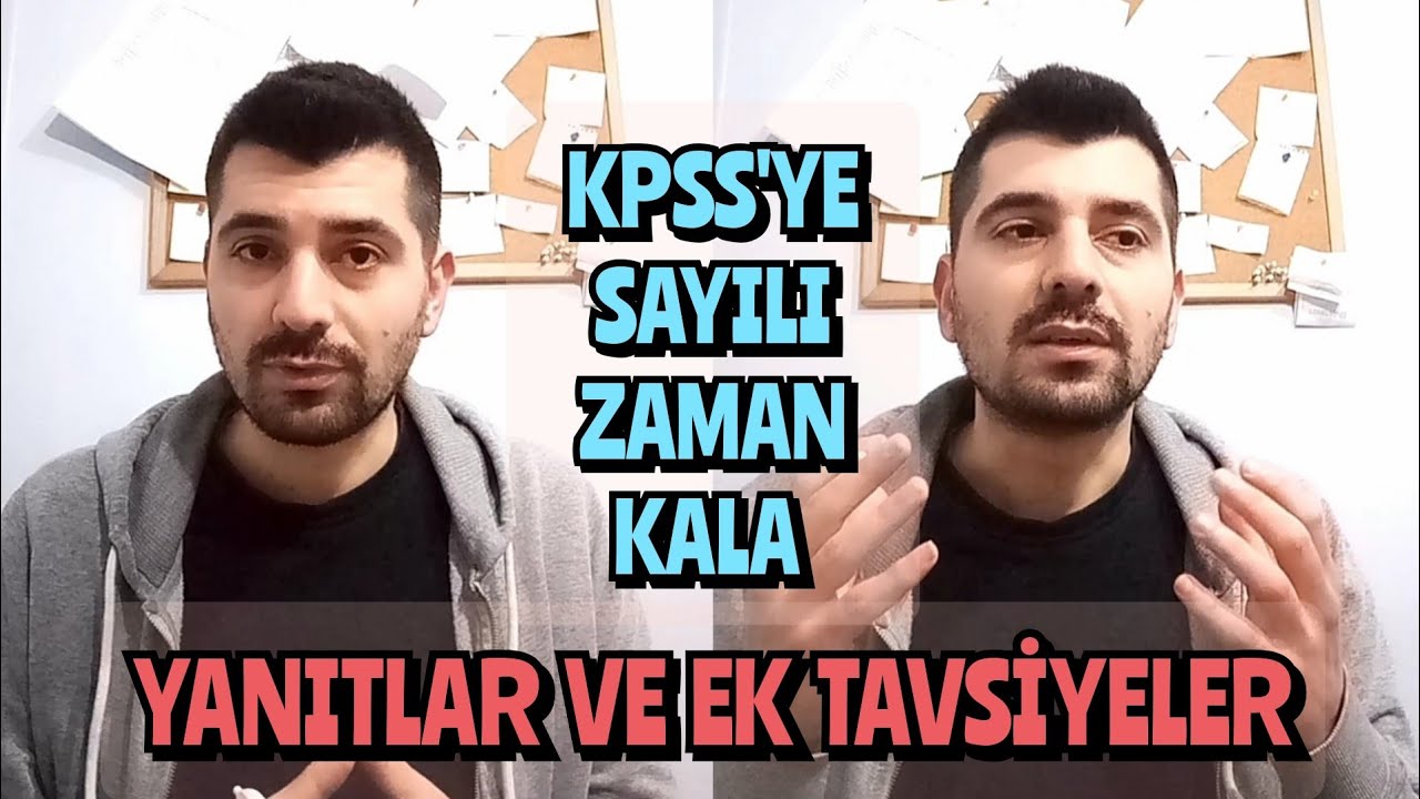 KPSS'ye Bir Adım Daha Yaklaşırken Sizden Gelen Soruları Yanıtladım. Ek Tavsiyelerde Bulundum.