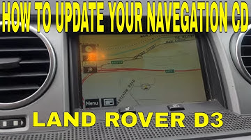 How to update your satnav disc on you Land Rover Discovery 3 2.7 V6