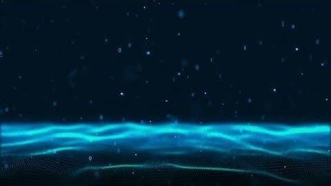 Digital Seascape Binary Numbers World Blue Background Loop | Motion Graphics - Videohive template