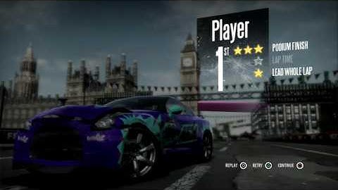 [HD] NEED FOR SPEED SHIFT DEMO NISSAN GT-R at LONDON(PS3)
