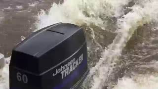 1989 Tracker Johnson No Wake to Full Throttle
