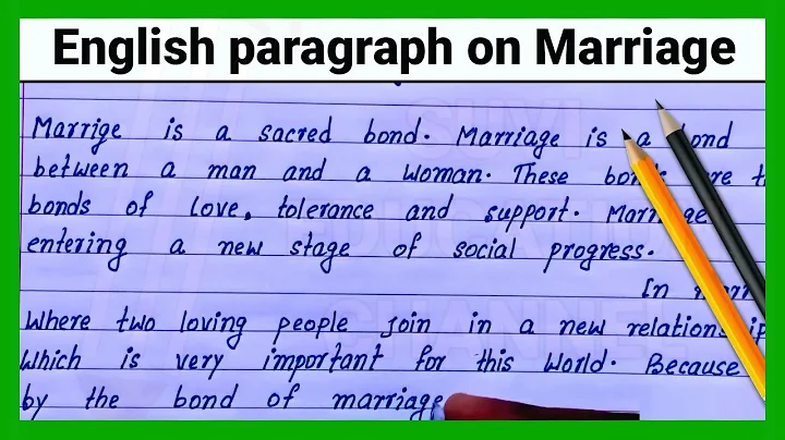 Write simple English paragraph on Marriage | How to write English essay Marriage | English Paragraph - DayDayNews