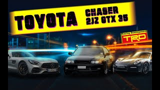Toyota Chaser vs BMW 335 big single turbo vs Supra 2jz gte 800+hp vs GTS AMG vs Porsche 911 turbo S