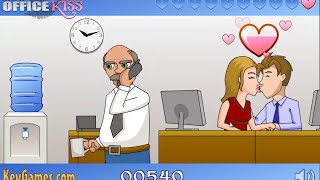 Secret Office Kiss Game - Walkthrough - Secret Kissing Games for Girls screenshot 2