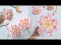 Diy dazzling lotus flower from satin ribbon part 2  4k  extraordinary satin crafts  cyzecosrf12