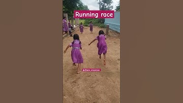Running race for girls #coordination #school #vidhyapravesh