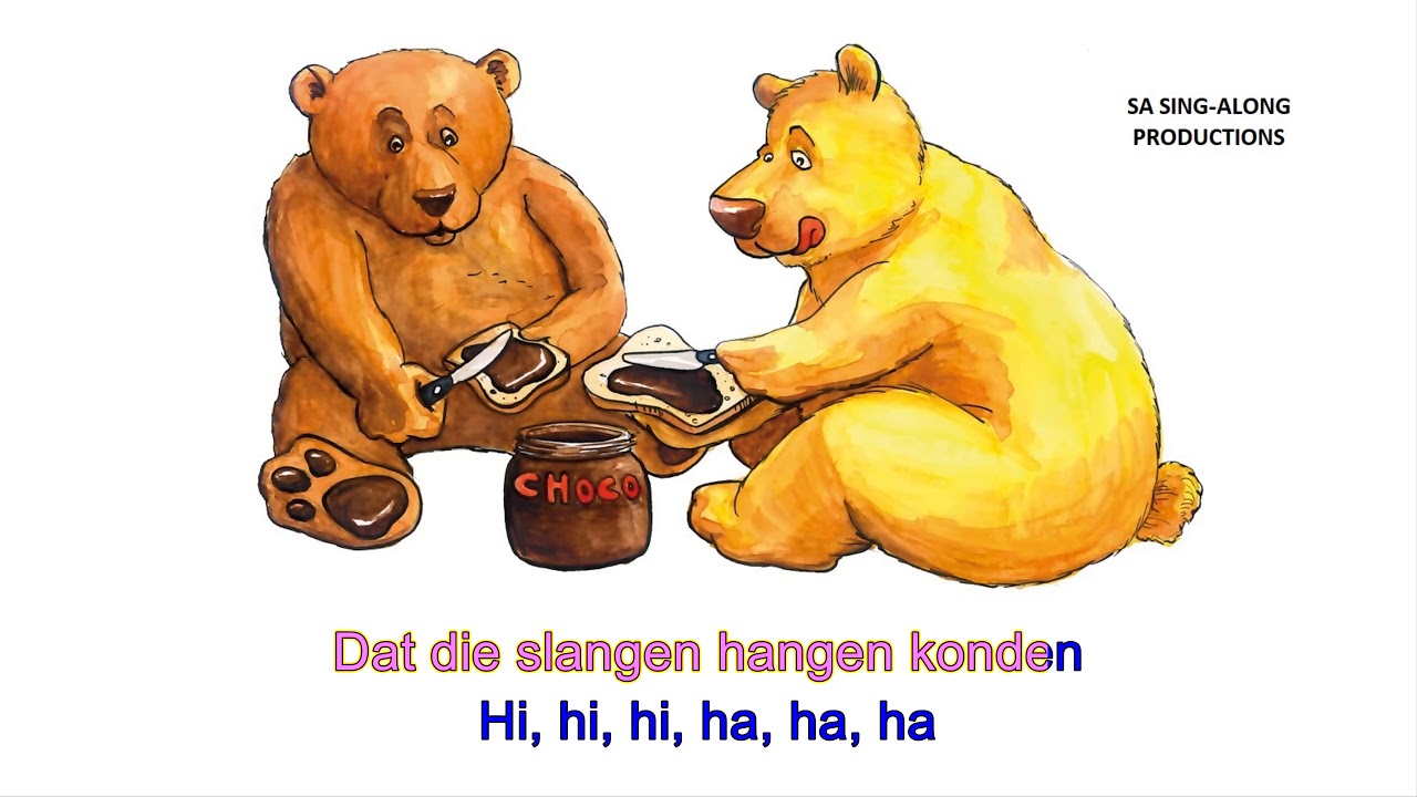 Zing maar mee..."k Zag twee beren broodjes smeren" (Duo Karst) HD Sing