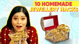 10 Jewellery Hacksबिना पैसे खर्च किए घर पर बनाए New ज्वेलरी Best Indian Jewellery Hacks You MustTry
