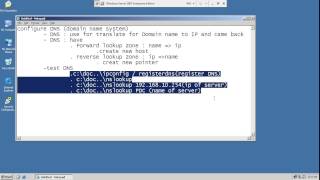 Configure DNS server on Server 2003