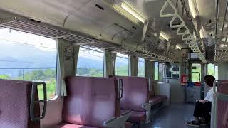 【鉄道】小淵沢を発車した小海線キハ110形（006）