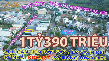 ĐẤT NỀN TTTP QUẢNG NGÃI DỰ ÁN 577 SƠN TỊNH PHÂN KHÚC GIÁ RẺ TỪ 1 TỶ 390 TRIỆU CÓ NGAY 100M2 ĐẤT Ở.