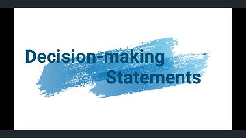 Decision making statements || Control statements || Java tutorial  || Lecture #6