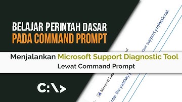 Belajar Command Prompt 83 | Menjalankan Microsoft Support Diagnostic Tool Lewat CMD