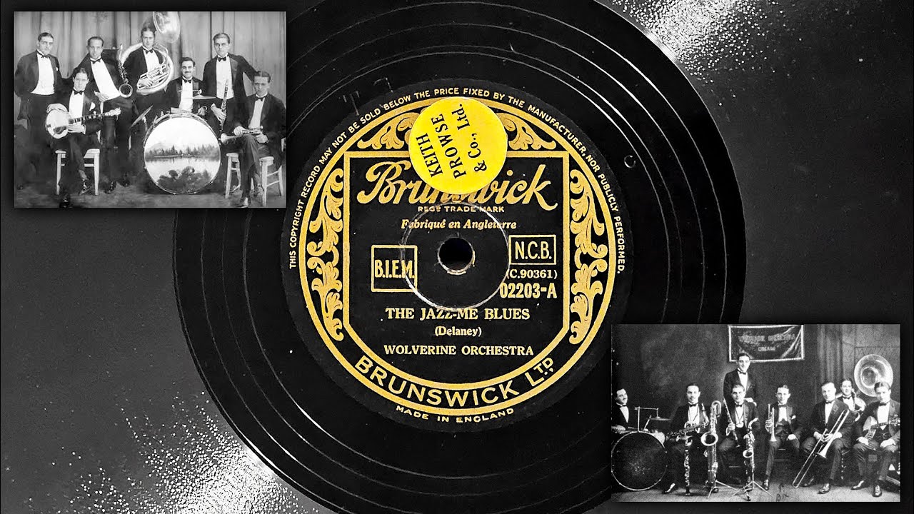 The Jazz Me Blues - The Wolverine Orchestra w/ Bix Beiderbecke ~ 1924