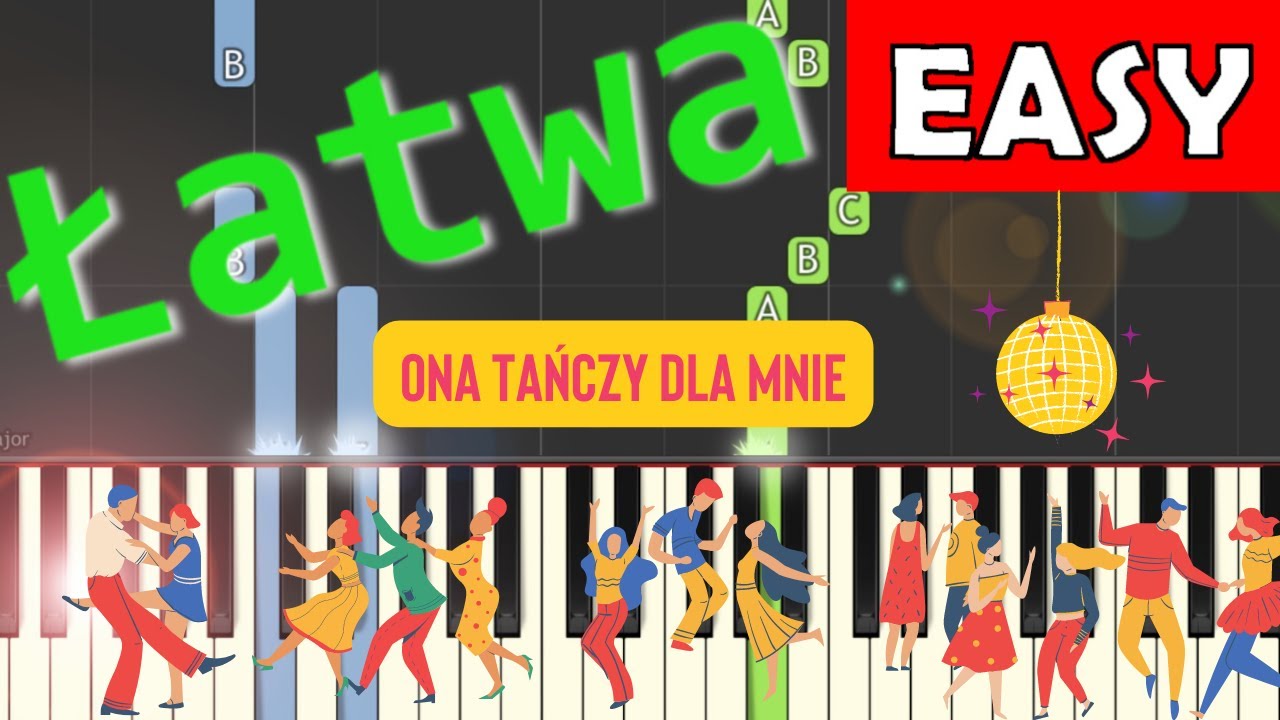 Ona Tanczy Dla Mnie Weekend Piano Tutorial Latwa Wersja Youtube