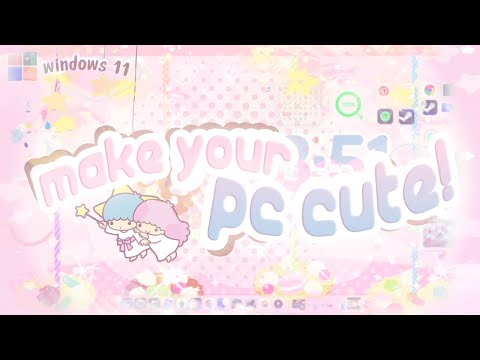 ₊˚⋆ make ur pc cute ! ꩜ ♡ desktop customization ♡ ofelia
