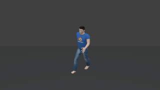 Motion Capture Animation, Blender, Makehuman