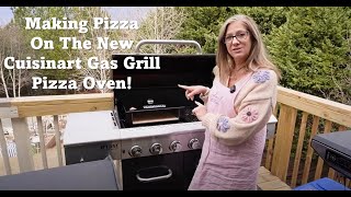 MAKING PIZZA IN THE NEW CUISINART PIZZA OVEN!