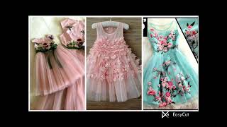 latest party wear //baby girl frock design# and beautiful design# trending #viral video#