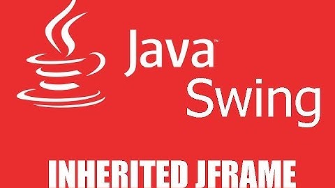 Inherited JFrame In Java Swing Tamil
