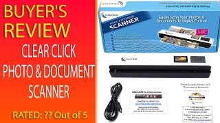 Review Of Clear Click Photo & Document Scanner - YouTube