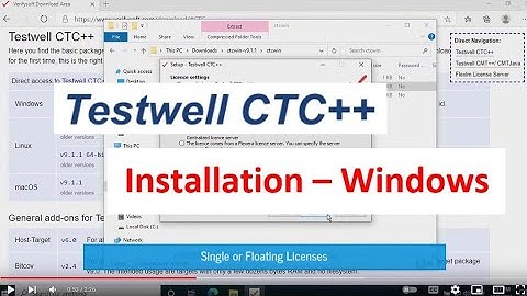 Installation of Testwell CTC++ (Windows) in 2min (141)