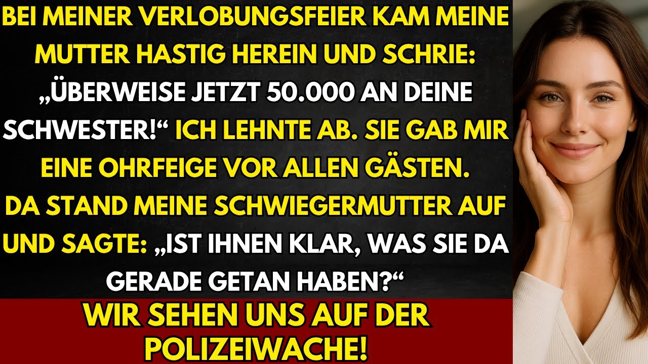 Ich wurde von meiner Mutter geschlagen, aber meine Schwiegermutter schritt ein und rief die Polizei.