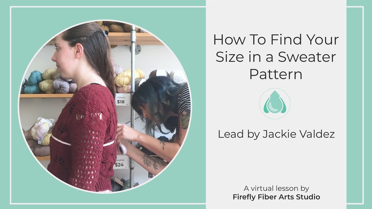 How to Find Your Size in a Sweater Pattern