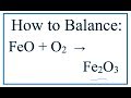 Balancing Chemical Equations Techniques